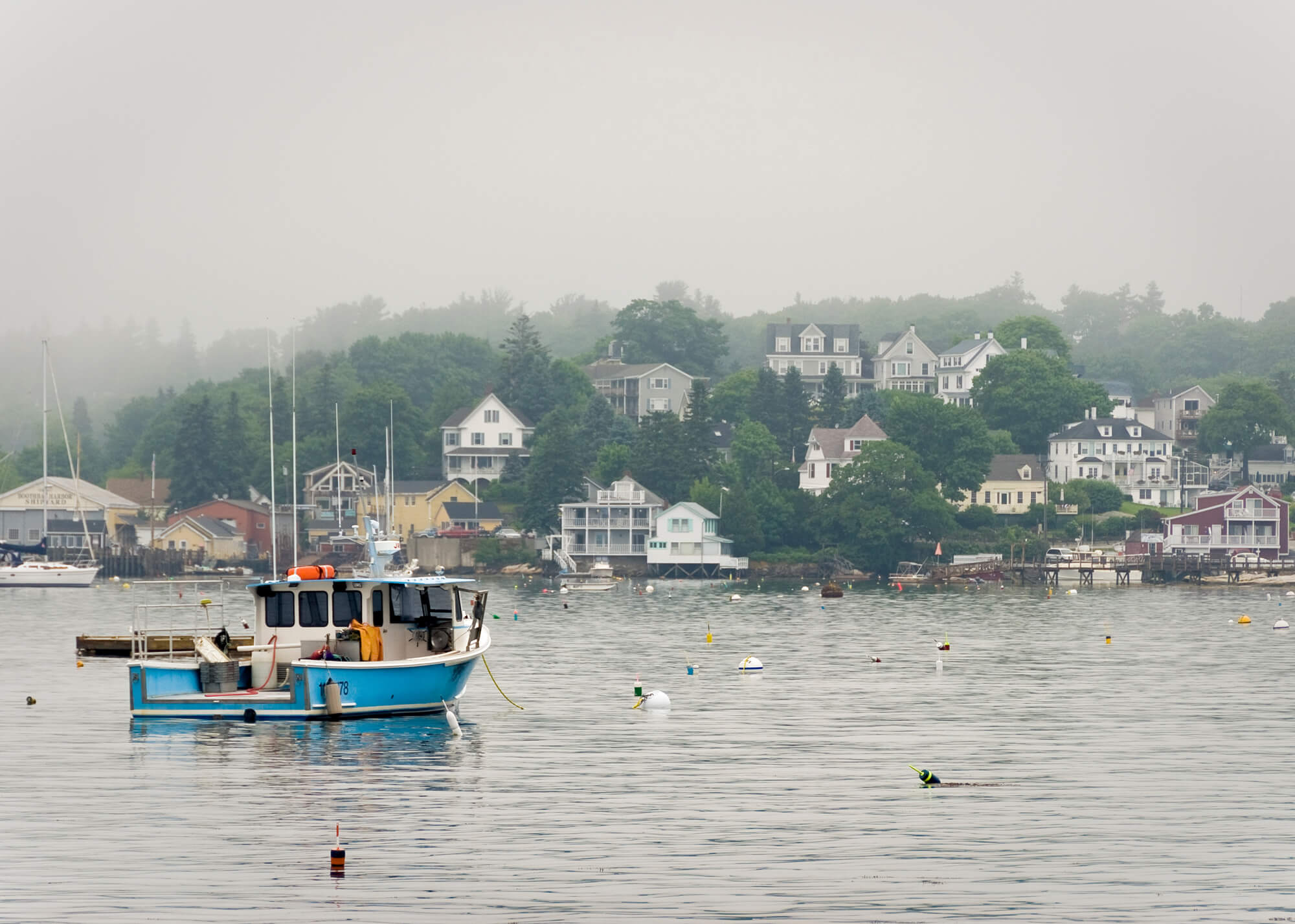 Boating In Boothbay Harbor Maine